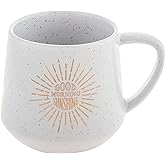 Karma 16 oz Chic Ceramic Coffee Mug Good Morning Sunshine - Cute Coffee and Tea Mug - Ceramic Coffee Mugs for Women and Men