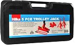 Hilka 82930240 2 Ton Trolley Jack Kit Red BMC Lifting Range 130-345mm view 4
