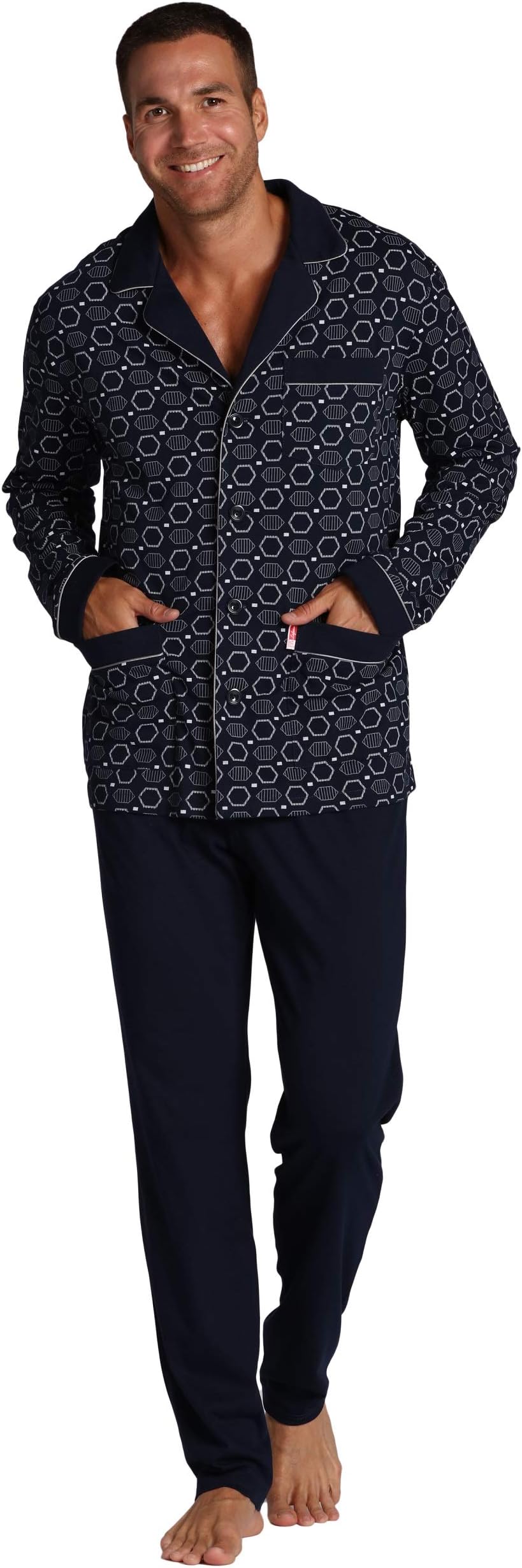Forex Lingerie Men's Pyjamas 100% Cotton Pyjamas in Great Design