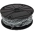 Forney 70421 Double Loop Chain, 3 mm by 100 Feet - Durable and Versatile All-Purpose Chain for Home and Industrial Use
