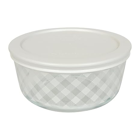 Amazon.com: Pyrex - Cuenco de cristal con 4 tazas y tapa de ...
