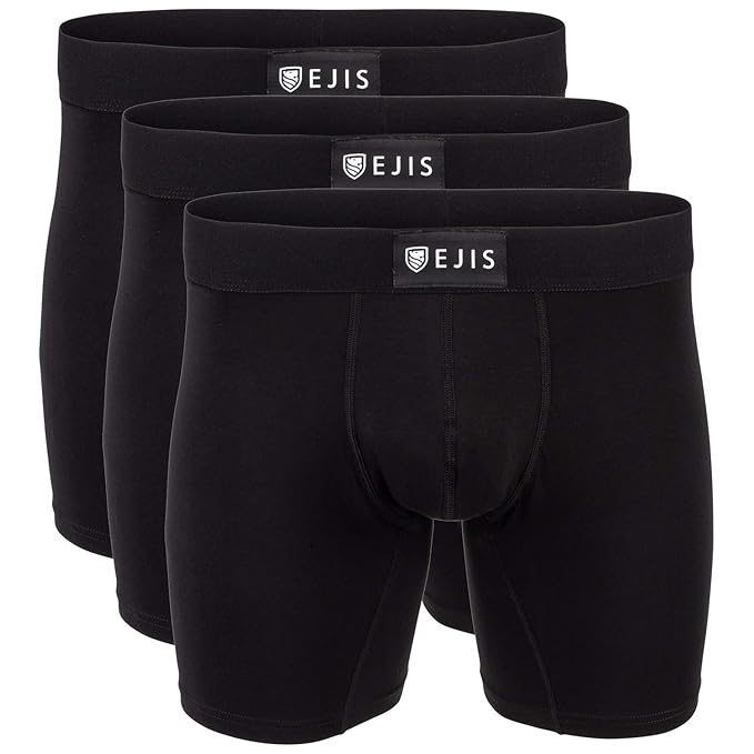 Micro Modal Underwear Ejis Mens Sweat Proof Boxer Brief Pouch