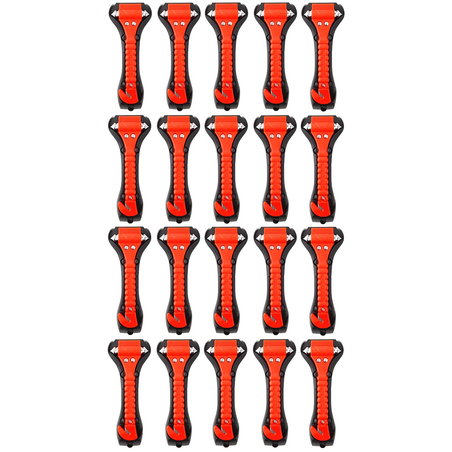 Photo 1 of 20 PCS Car Safety Hammer Emergency Escape Tool Auto Car Window Glass Hammer Breaker and Seat Belt Cutter Escape 2-in-1 for Family Rescue & Auto Emergency Escape Tools