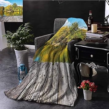  Xlcsomf Multi Pattern Blanket Landscape New York