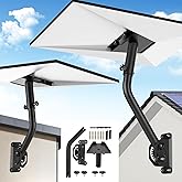 Starlink Gen 3 Mount,360° Rotatable Adjustable Starlink Mounting Kit,Starlink Wall/Roof Mount Compatible with V3 Starlink Sta