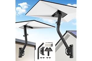 Starlink Gen 3 Mount,360° Rotatable Adjustable Starlink Mounting Kit,Starlink Wall/Roof Mount Compatible with V3 Starlink Sta