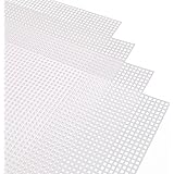 Pllieay 30 Pieces 6 Count Plastic Mesh Canvas Sheets For Embroidery Acrylic Yarn Crafting Knit And Crochet Projects 106 X 106cm B0824tq3rm
