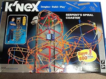 knex serpents spiral coaster