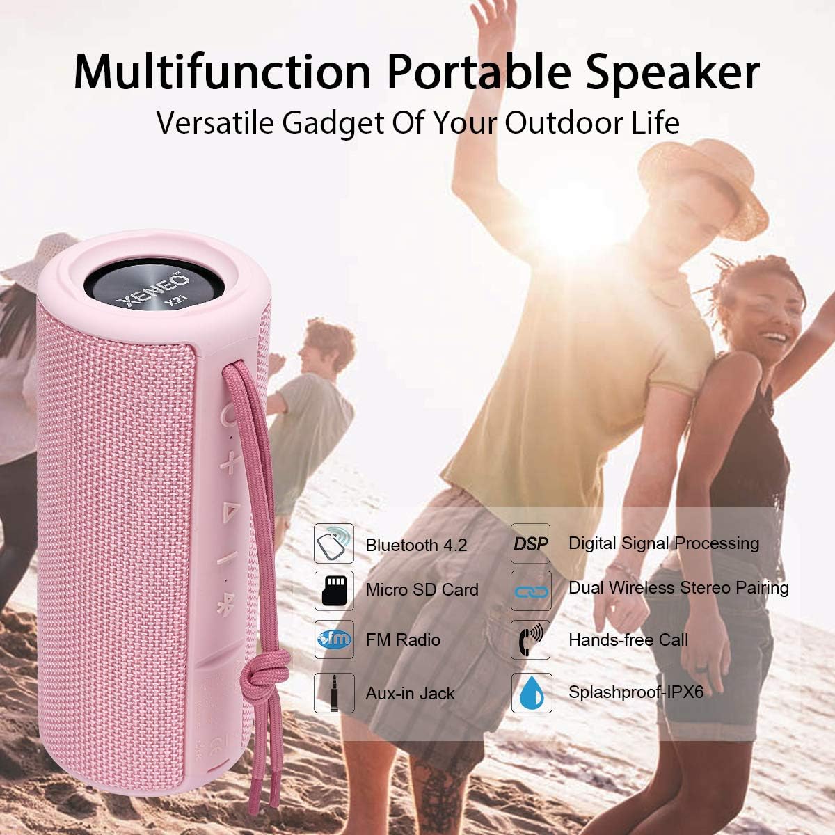 xeneo x21 portable outdoor wireless bluetooth speaker