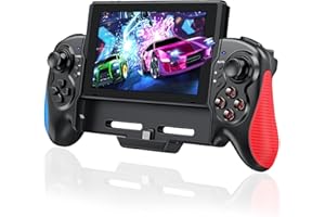 Gamtoure Switch Controllers Compatible with Nintendo Switch/Switch OLED, One-Piece Joypad Switch Pro Controller for Handheld Mode, Switch Controller Remote with Turbo and Dual Motor Vibration