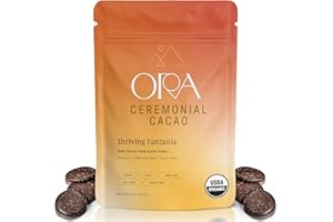 ORA PURE CEREMONIAL CACAO ORA Ceremonial Cacao - Thriving Tanzania - Organic 100% Cacao - Ethical - Regenerative - High Flavanol - Coffee Alternative - Better Energy - Heavy Metals Tested - Unsweetened - 8oz