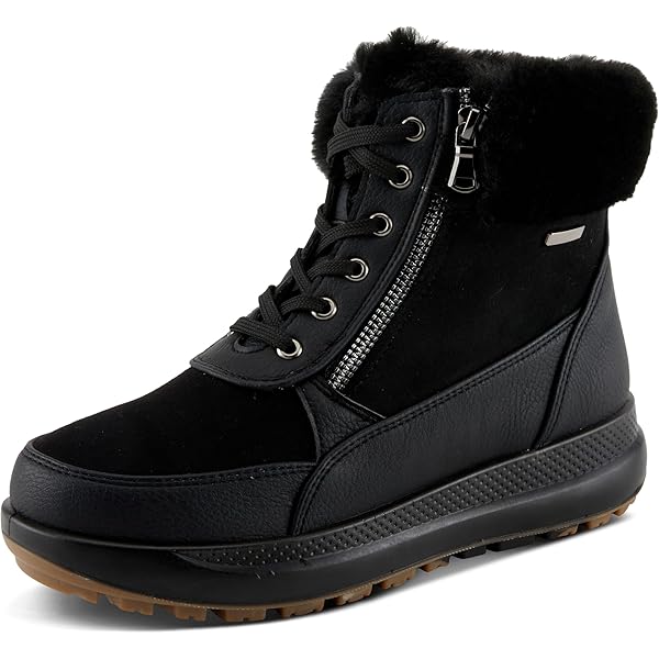 Amazon.com | Keds Women's Soho Boot, Black Nylon/Suede, 5 Medium