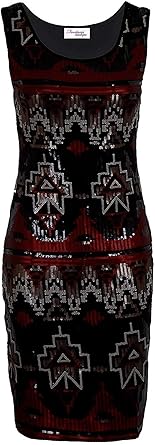 boutique multi sequin bodycon dress