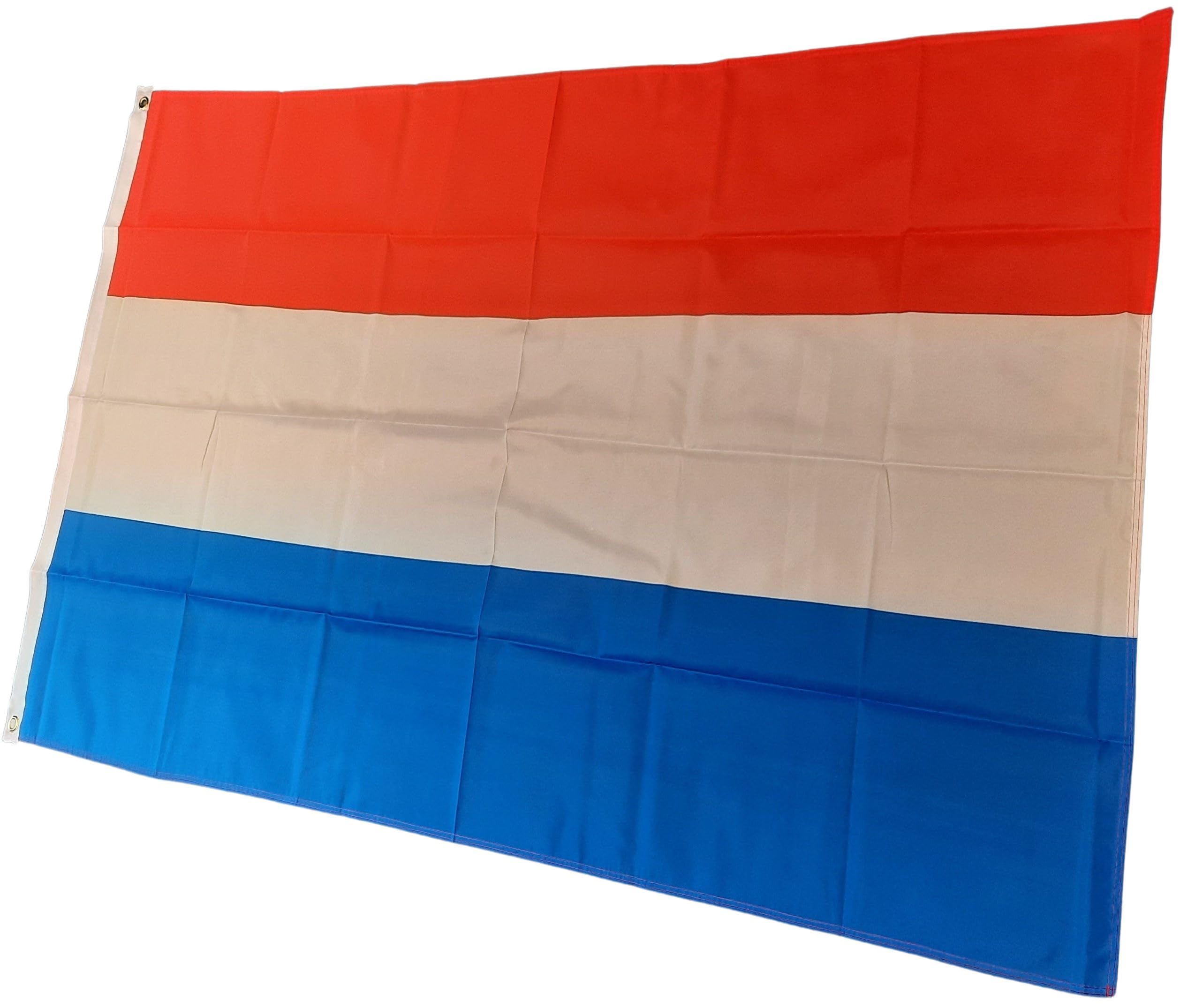 NWFlags Holland Flag 3ft x 2ft 75d Premium Polyester Suitable For Flagpoles | Strong Polyester 3x2 foot material Netherlands flag with Eyelets