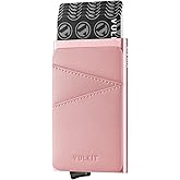 VULKIT Cardholder Wallet for Men Metal Wallets with RFID Blocking Layer Slim Minimalist Aluminum Wallet with Pop up Quick Card Access Business Card Holder, Holds up to 7 Cards