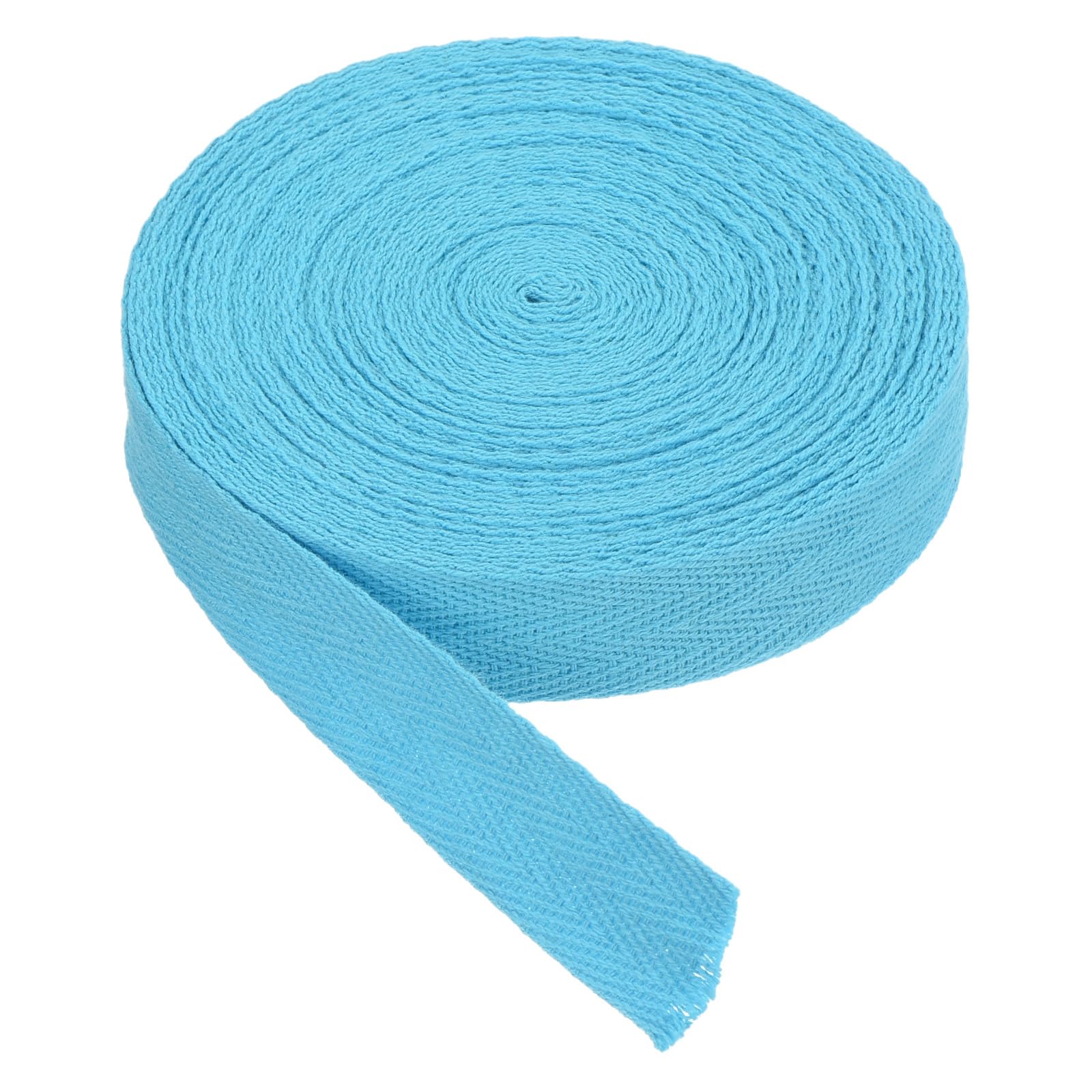 PATIKIL Cotton Twill Tape 20mm(3/4") 10 Yards Cotton Ribbon Bias Binding Tape Herringbone Webbing Trim for Sewing Gift Wrapping Craft DIY Sky Blue