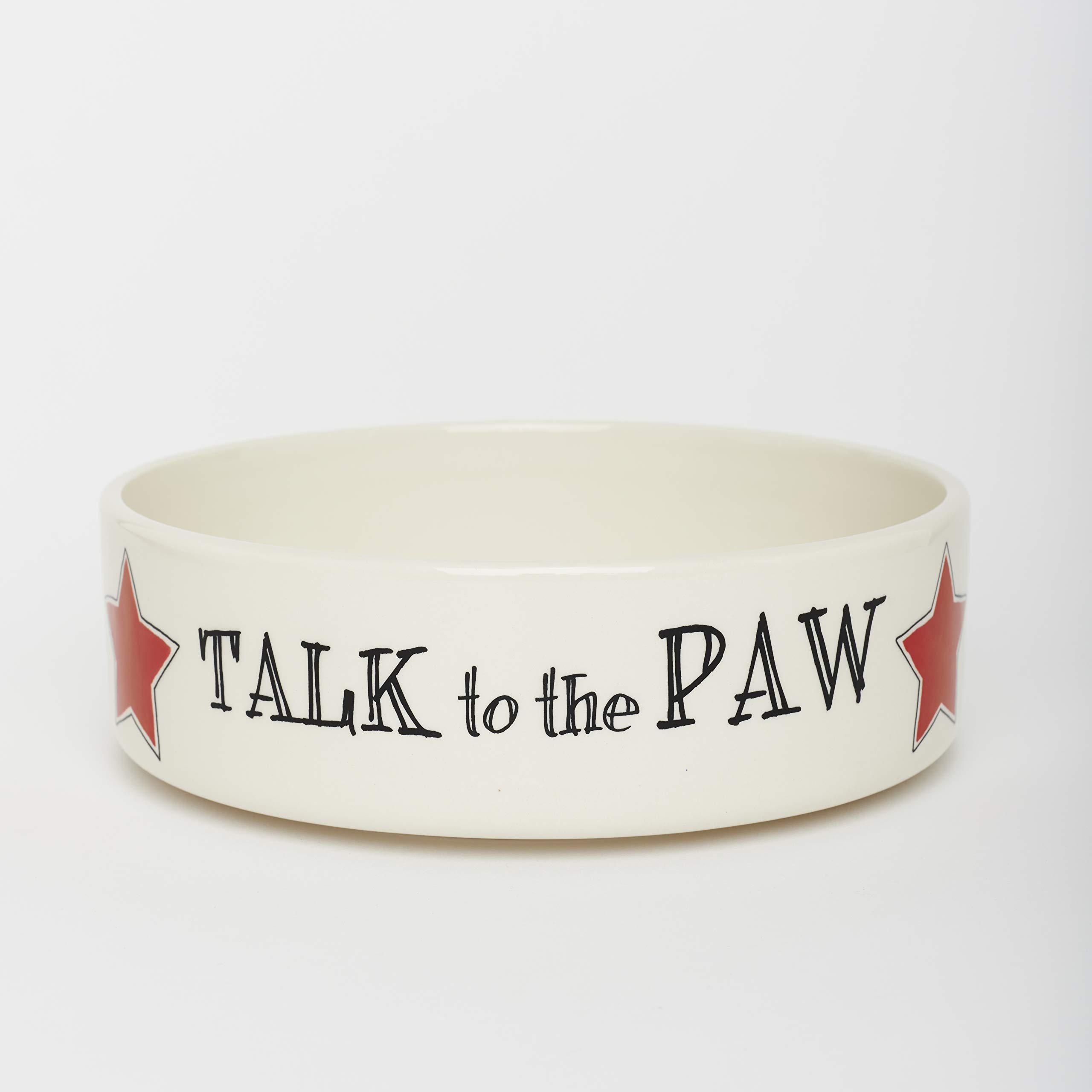 Talk to the Paw large dog bowl