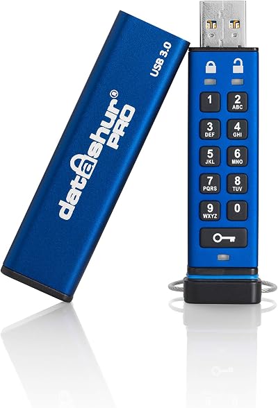 iStorage datAshur PRO 32 GB Encrypted USB Drive FIPS 140-2 Level 3 IP57