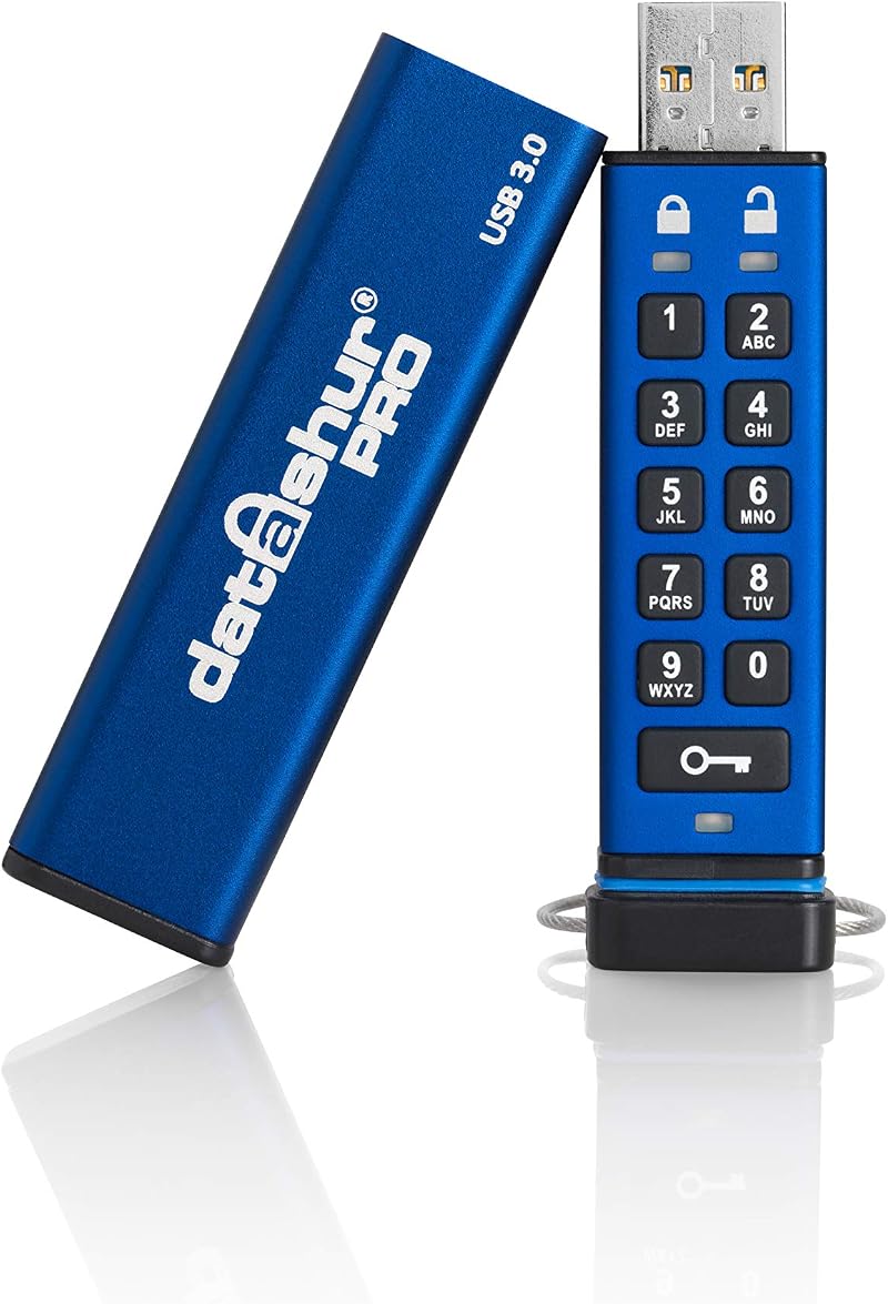 iStorage datAshur PRO 32 GB Encrypted USB Drive FIPS 140-2 Level 3 IP57