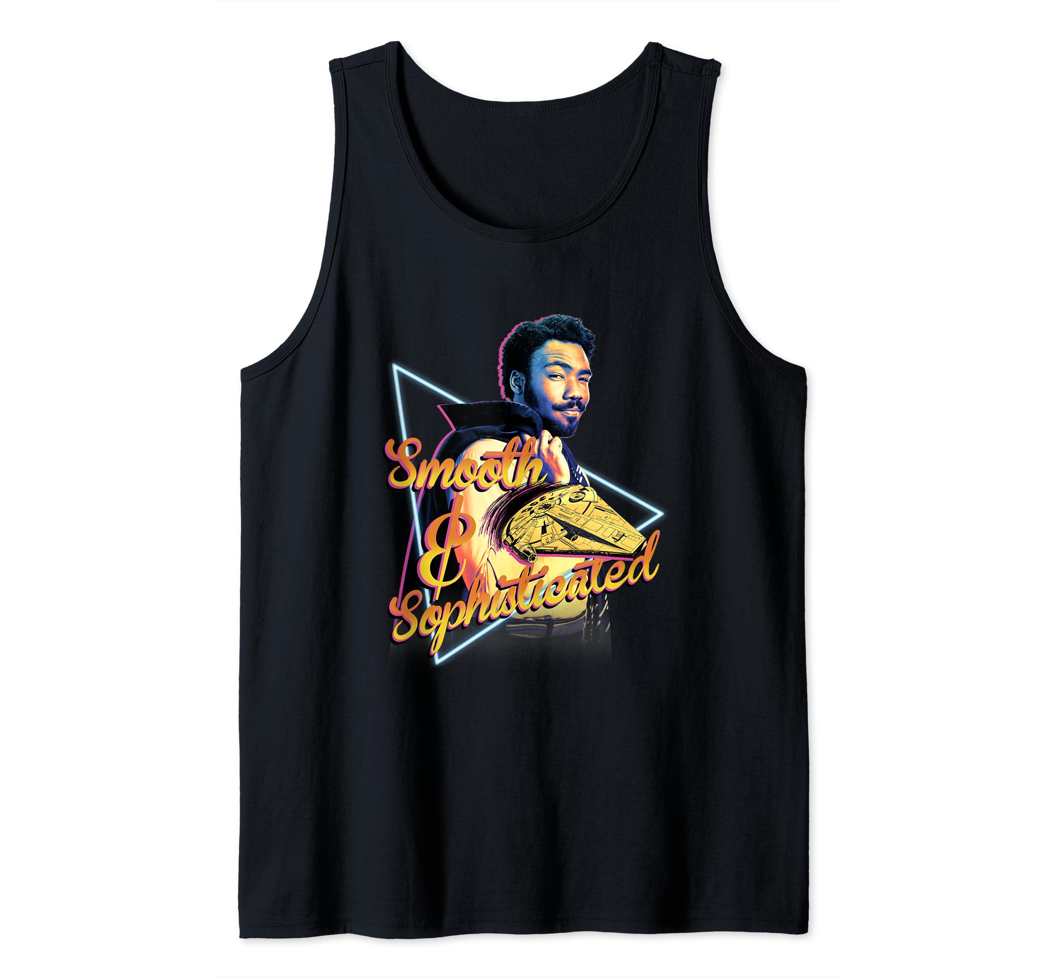 Star Wars Han Solo Movie Lando Smooth Neon Tank Top
