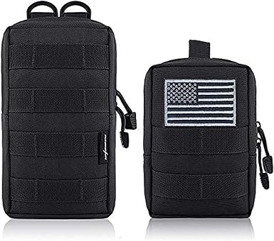 official edc black utility bag
