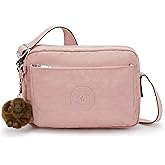 Kipling Women’s Abanu Medium Crossbody Bag, Lightweight, Adjustable Nylon Waist Pack with Multi-Compartment Zip Pockets