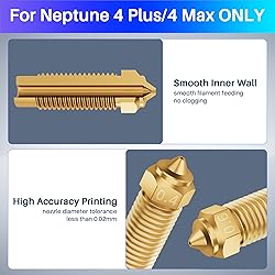 ELEGOO 10pcs Multi Size Nozzles for Neptune 4