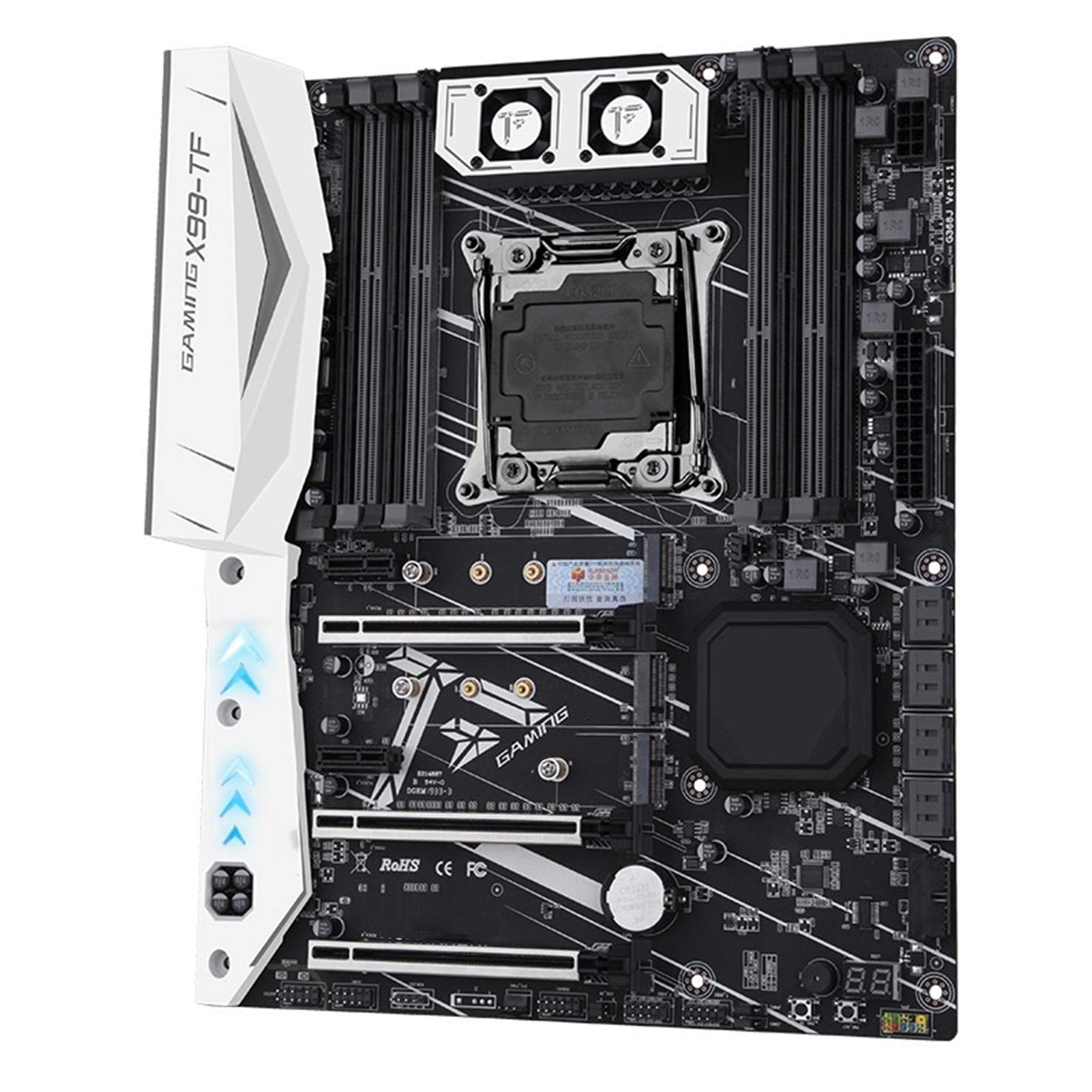 XIATIAN Computer Replacement Board Fit for HUANANZHI X99 Desktop Motherboard with Dual M.2 NVME Slot