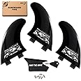 Own the Wave New Zealand Surfboard Fins Thruster Fins Set High Performance Fiberglass Reinforced 60% Recycled Nylon Plastic FCS G5 M5 for Surf Board, Shortboard, Longboard
