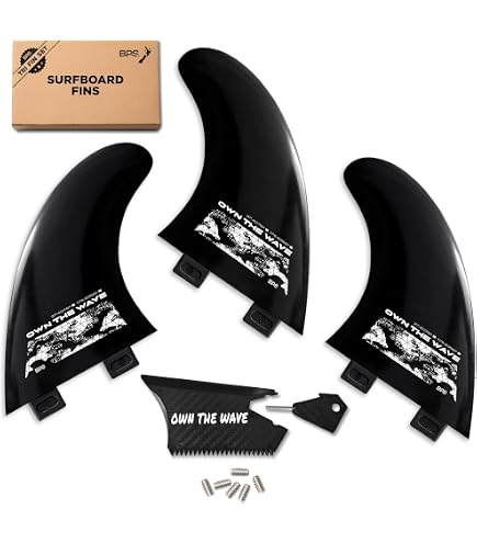 Amazon.com : FCS PC-7 Performance Core Surfboard Tri Fin Set