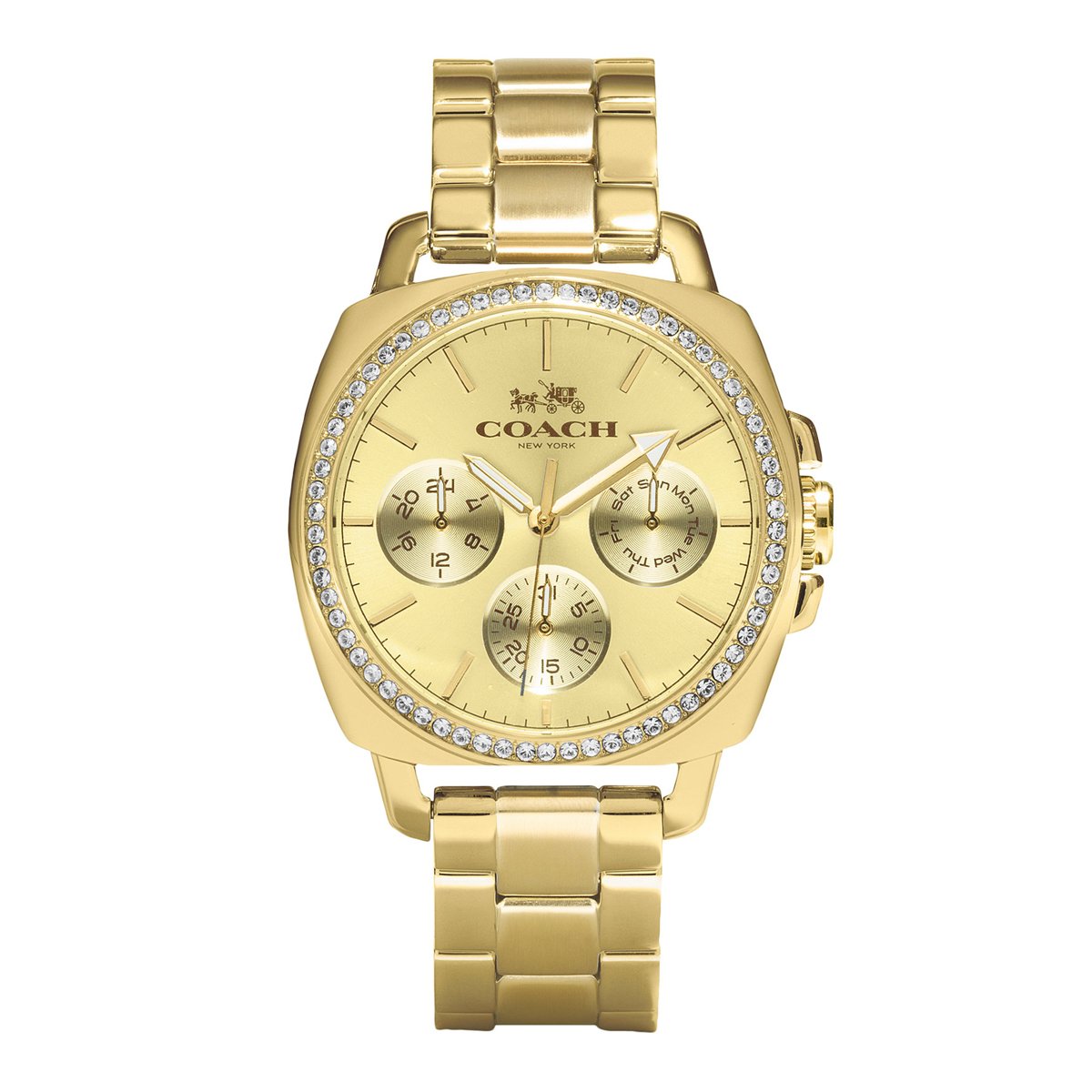 COACH Women's Boyfriend 40MM Bracelet Watch Gold One Size
