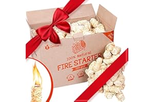 Zorestar Fire Starters XXL 200 pc - Firelighters for Indoor and Outdoor Use, Compatible with Solo Stove, Green Egg and Other Grills and BBQs - Box of 100% Waterproof Firestarters
