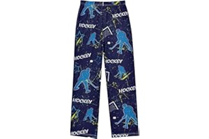 Fisyme Pajama Pants Soft Elastic Waist Long Pajama Bottoms Sleep Lounge Pj Pants