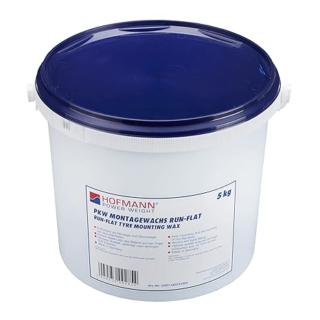 Montagepaste Reifen Run Flat 5kg | Reifenmontagepaste PKW | Reifenmontage Werkzeug Reifenmontage + Reifendemontage