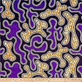 Sonna USA Supreme African Wax Print 6 Yard Purple