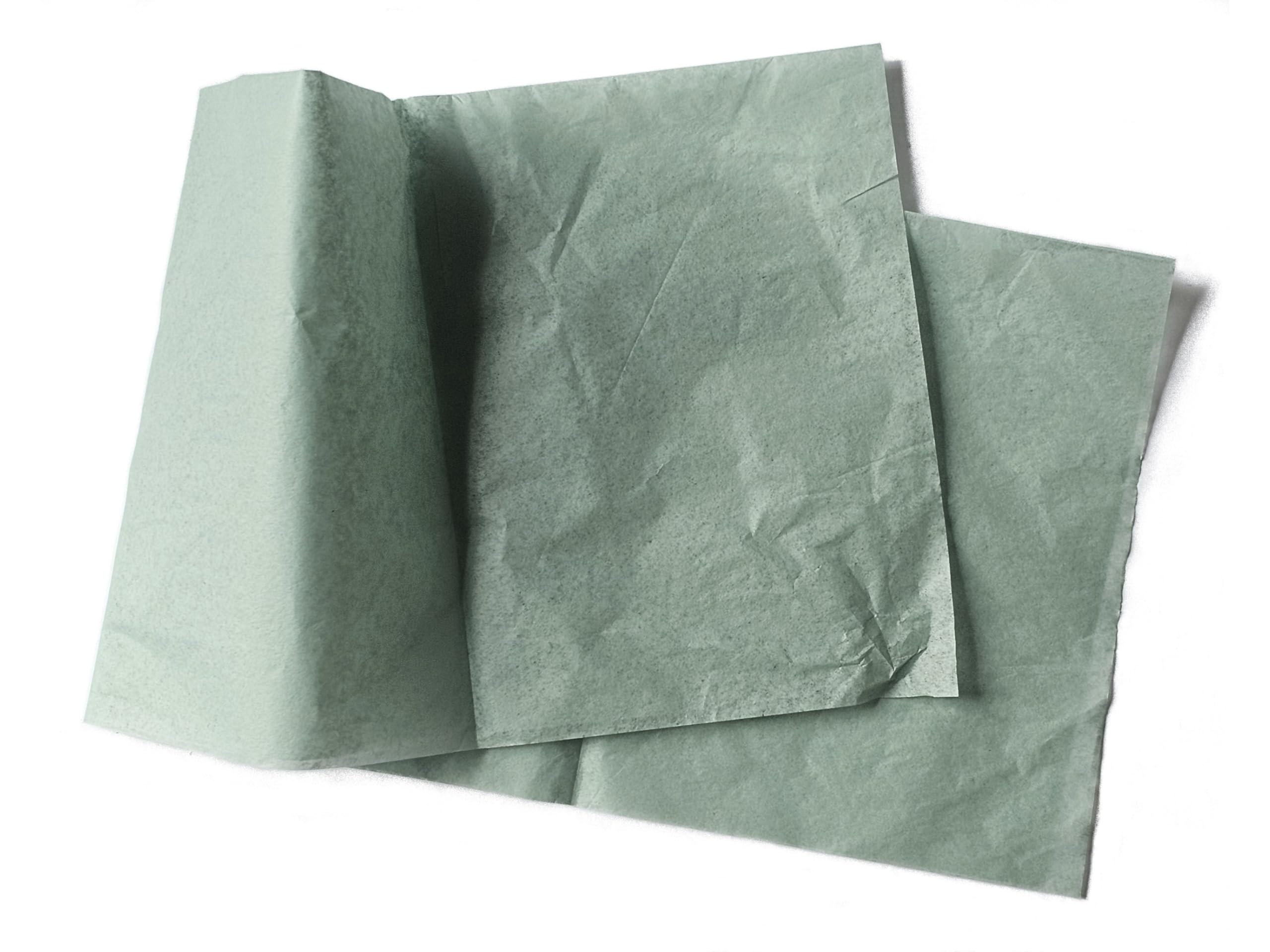 InsideMyNest Vintage Coloured Tissue Paper Sheets Premium Quality (75x50cm) (Sage, 50)