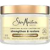 Shea Moisture Jamaican Black Castor Oil Strengthen &amp; Grow Leave-In Conditioner, 11 Ounce
