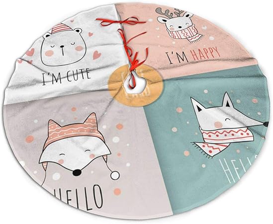 Decorazioni Natalizie Su Cartoncino.Eaixobj Gonna Per Albero Di Natale Personalizzabile Con Stampa Su Cartoncino Decorazione Per Albero Di Natale Nero 36 Amazon It Casa E Cucina