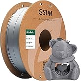 eSUN PLA Basic Filament 1.75mm, 1KG Spool (2.2 LBS) High Speed Printing 3D Printer PLA Filament,Designed for Fast Printing, Silver
