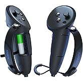 Aubika Upgraded Controller Grips Cover for Meta/Oculus Quest 3S/Quest 3 Accessories, Silicone Controllers Protector Cover with Battery Opening, Adjustable for Different-Sized Hands