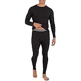 Fruit of the Loom mens Recycled Waffle Thermal Underwear Set (Top and Bottom)