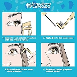 WONSIS Lash Clusters, DIY Eyelash Extension, 120