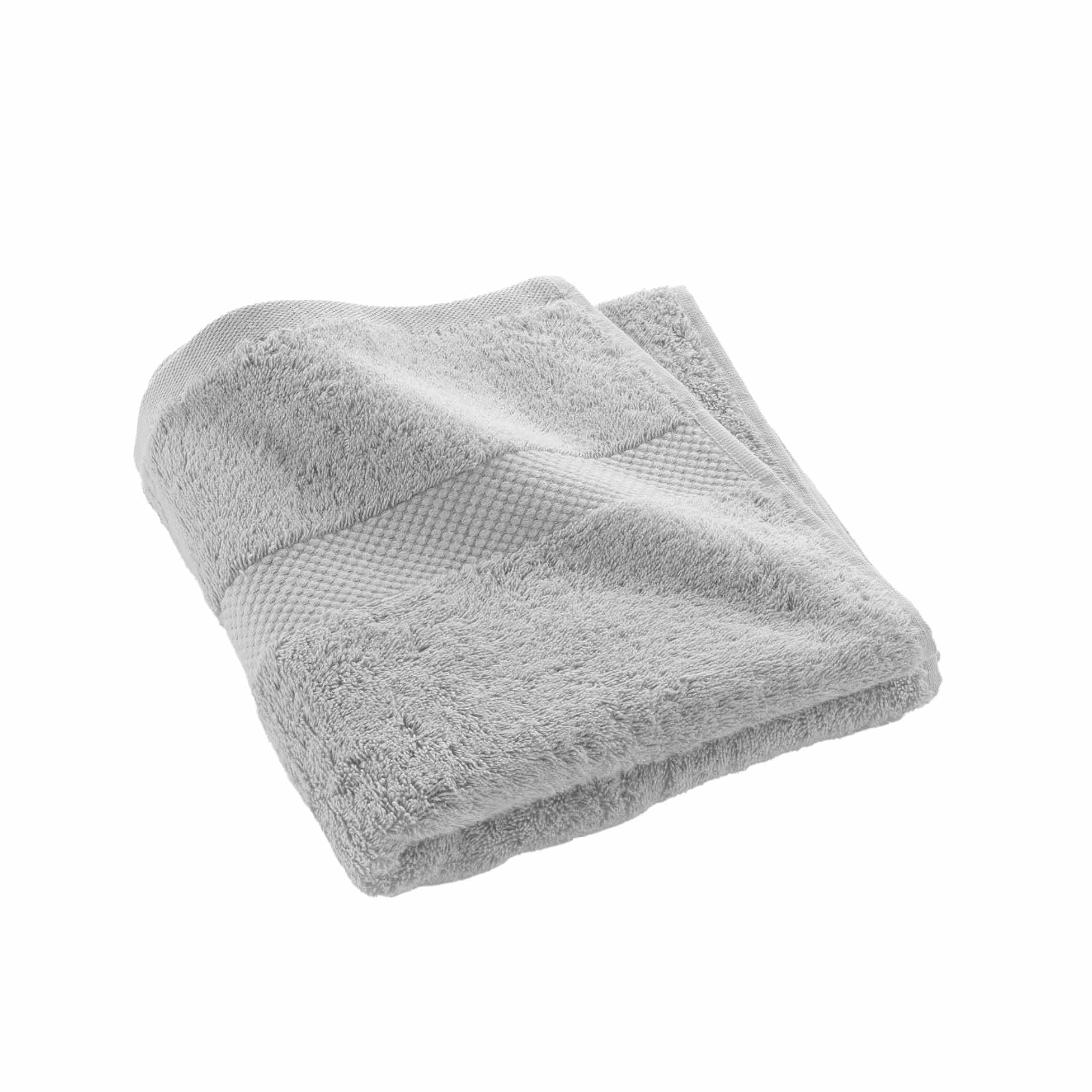 Douceur d'Intérieur, Elegance Pearl Towel (50 x 90 cm) 100% Cotton Plain