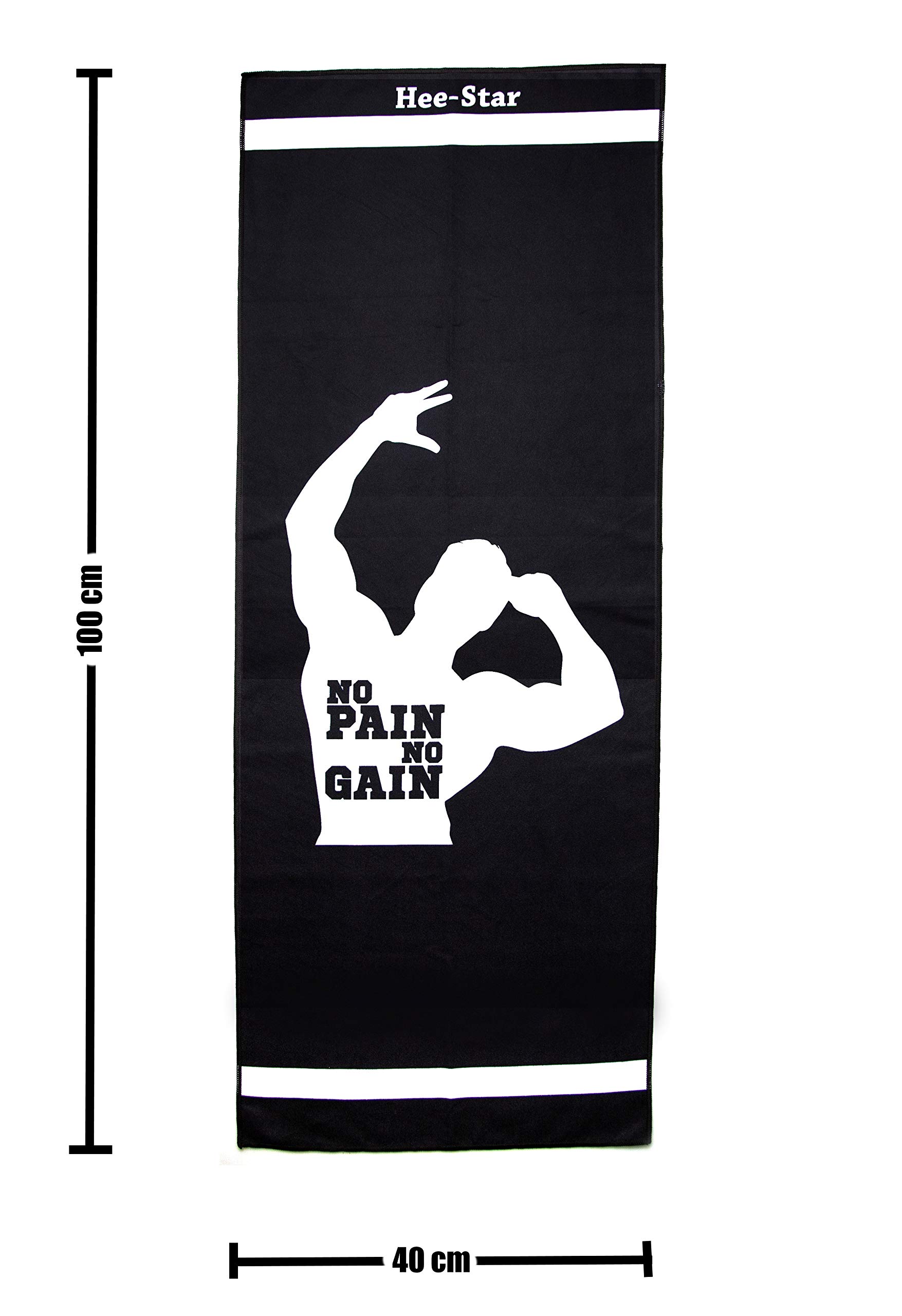 Hee-Star Asciugamano Palestra - Telo in Microfibra Ideale per Fitness e Sala Pesi - Asciugamano Sportivo - Leggero e Super Assorbente - Telo Palestra per Body Building