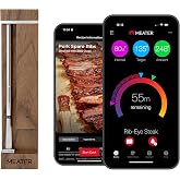 MEATER Pro Smart Meat Thermometer, Walnut, Bluetooth, 1000&deg;F, Long Range | 1000&deg;F heat resistance, long range, certified accuracy. For BBQ, oven, grill, smoker, air fryer, deep fryer, sous vide.