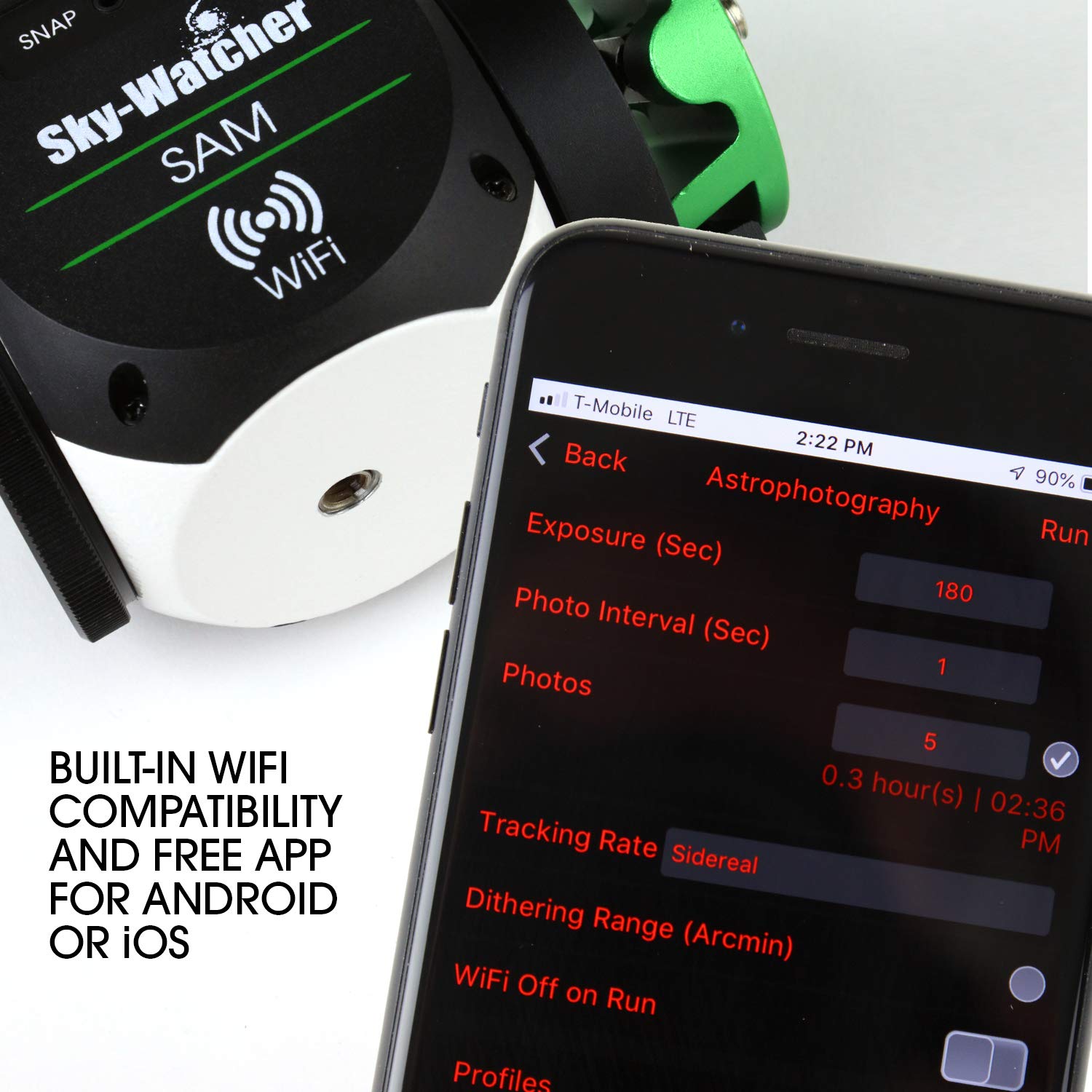 Sky-Watcher Star Adventurer Mini – Motorized DSLR Night Sky Tracking Mount For Nightscapes, Time-lapse, and Panoramas