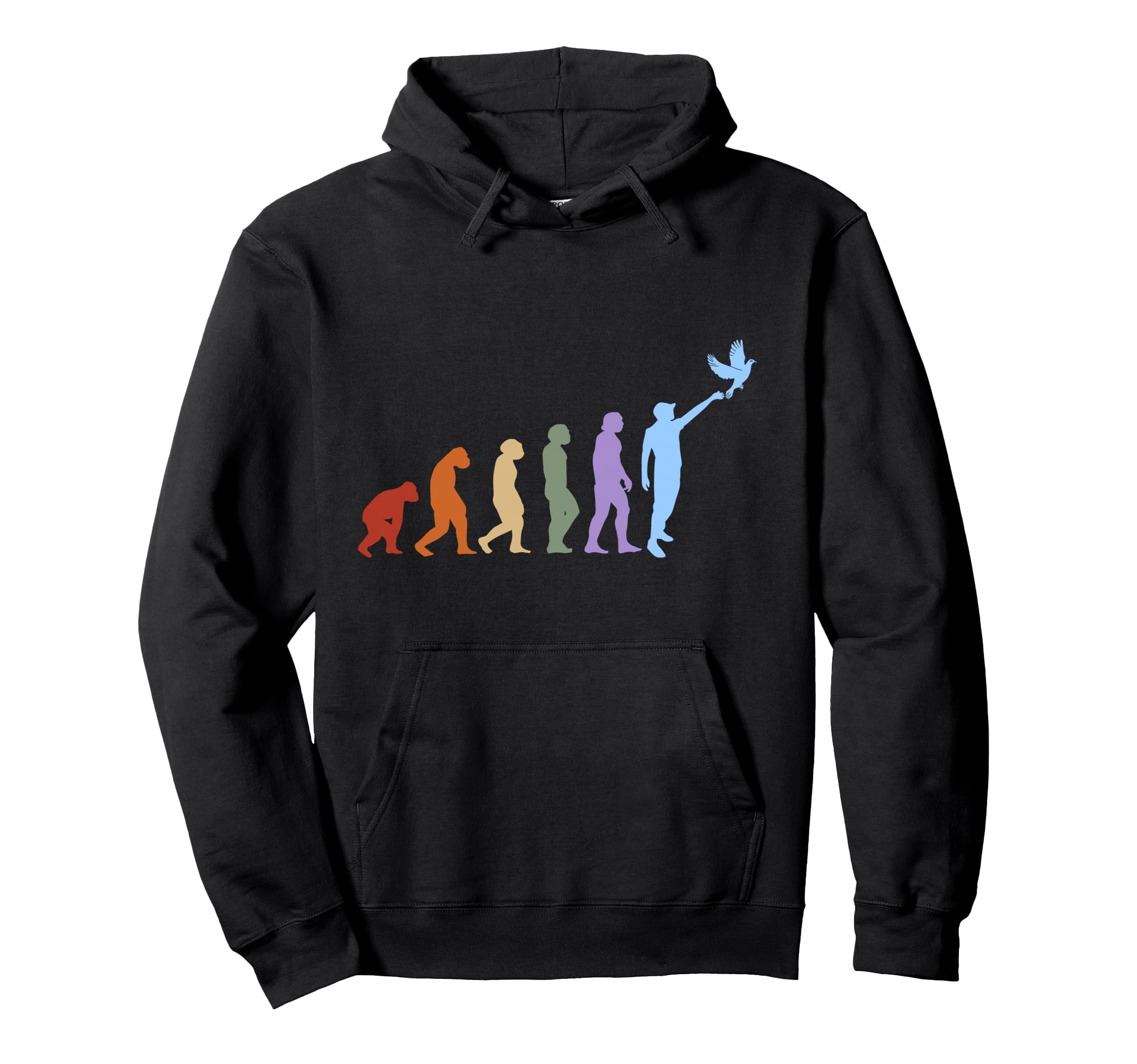 Pigeon breeder breeding pigeon racing Evolution Pigeon Pullover Hoodie