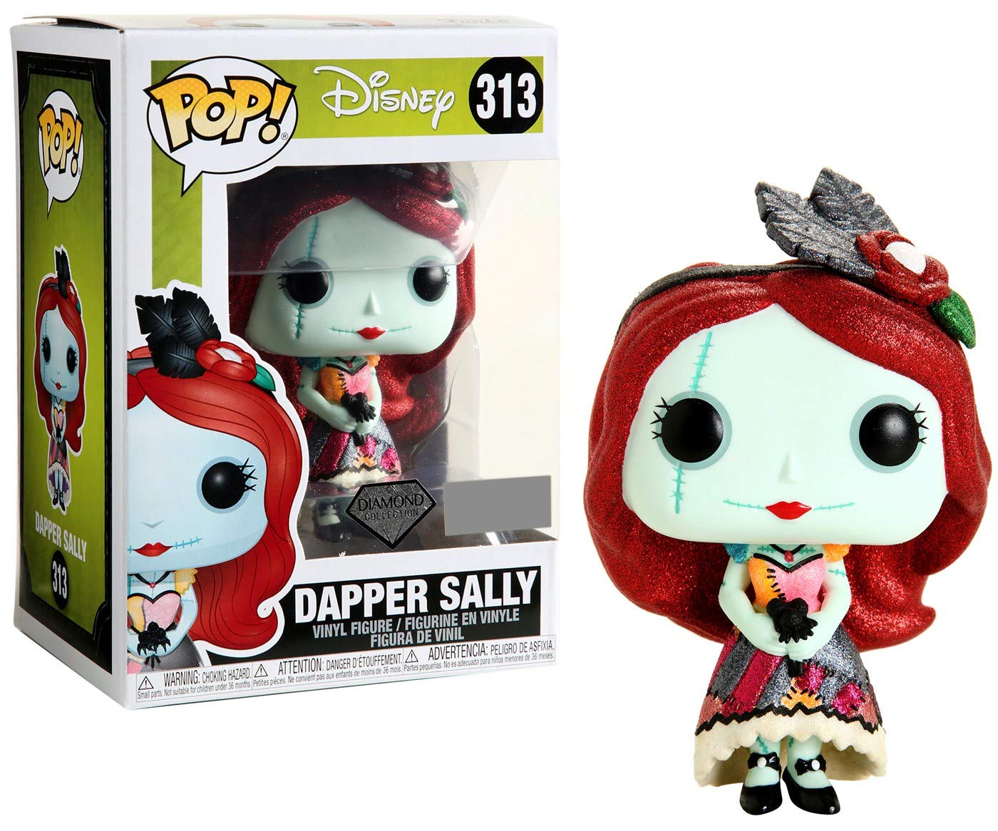 Funko Pop! Disney: TNBC - Dapper Sally #313 (Glitter Diamond Collection Exclusive)