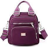 kakarin choyx Small Travel Purse Mini Shoulder Bags Women's Single Shoulder Shoulder Bag Messenger Crossbody Handbag (Dark purple)