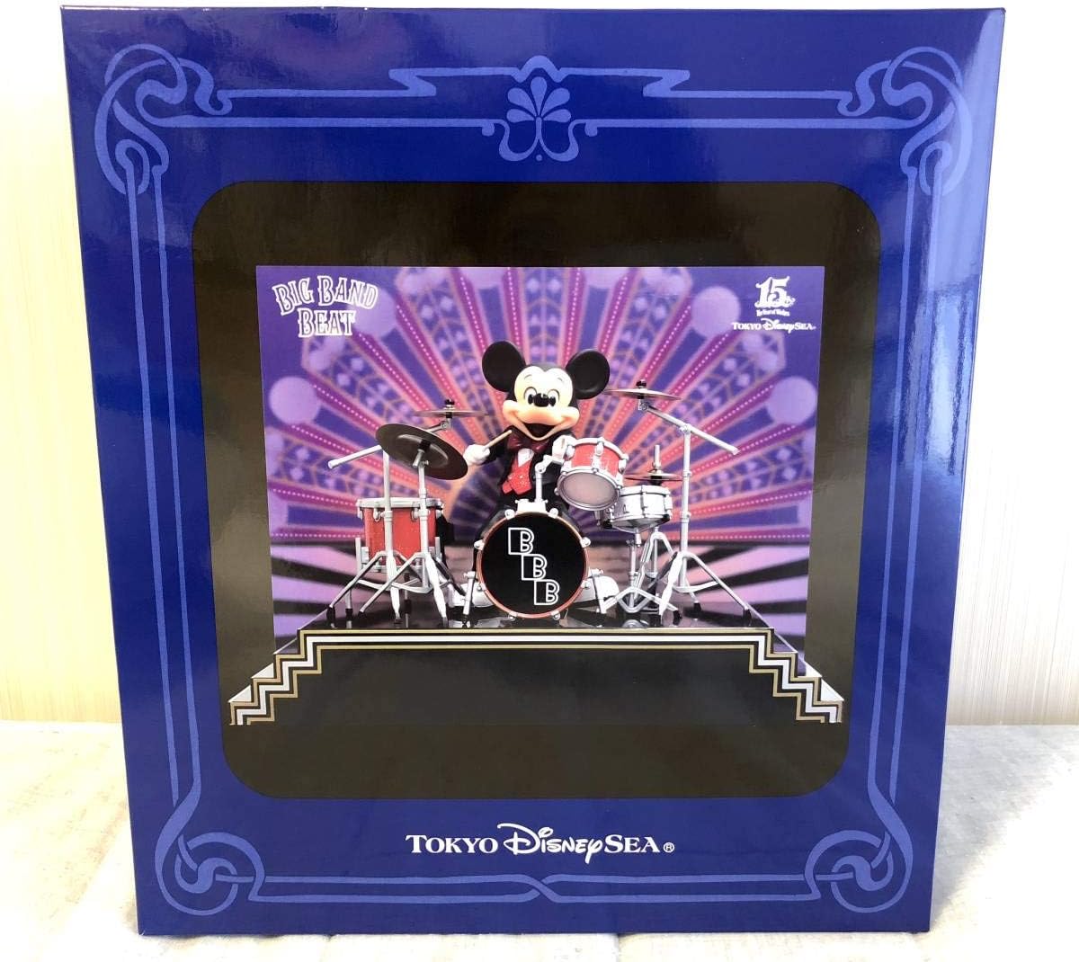 Amazon Tds ディズニー シー 15周年 限定 b ドラム ミッキー フィギュアリン ビッグバンドビート ブロードウェイ シアター フィギュア ドール 通販
